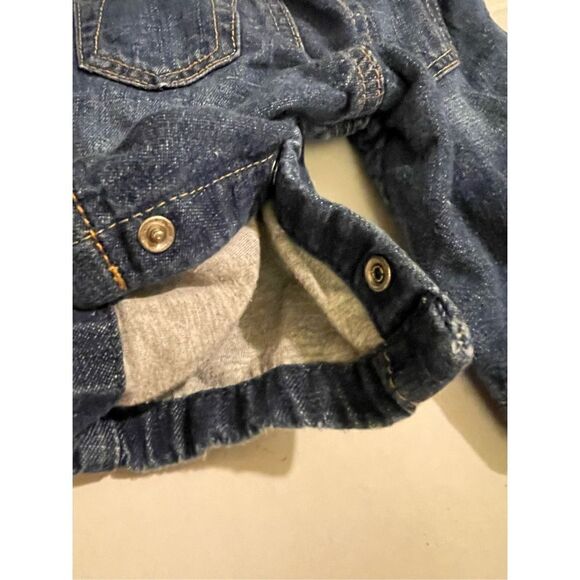 Baby Gap Authentic Denim Lined Blue Jeans Sz Infant to 3mos - Picture 5 of 7